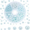 PH PandaHall 1113pcs Vase Filler Faux Pearls 6 Sizes No Holes Undrilled Imitated Pearl Beads Blue Makeup Filler Loose Beads for Christmas Wedding ...
