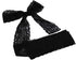 VGOODALL 3 Inch Black Lace Ribbon, 10 Yards Wide Lace Trim for Sewing Elastic Floral by Roll for Bridal Wedding Decoration DIY Sewing Craft Gift W...
