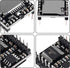 3PCS Mini MP3 Player Audio Module with 5PCS Metal Shell Round Internal Magnet Speaker 2W 8Ohm MP3 Voice Decode Board TF Card U Disk IO/Serial Port...
