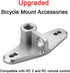 RC2 Bike Mount Adapter for DJI Air 3/Mini 4 Pro/DJI Mini 3/Mini 3 Pro RC with Screen Remote 1/4 Screw Port Tripod Mount Neck Lanyard Adapter Bike ...