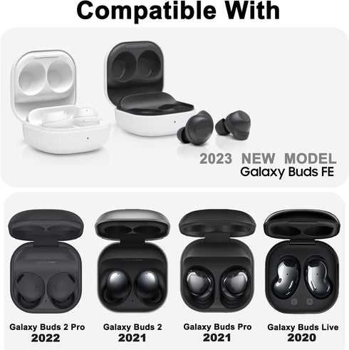 HALLEAST for Galaxy Buds FE Case 2023/ Galaxy Buds2 Pro Case 2022/ Galaxy Buds 2 Case 2021/ Galaxy Buds Pro Case 2021/ Galaxy Buds Live Case 2020,...