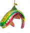 Noble Gems Kurt Adler Glass Rainbow Trout Fish Ornament, 4.75-Inch...