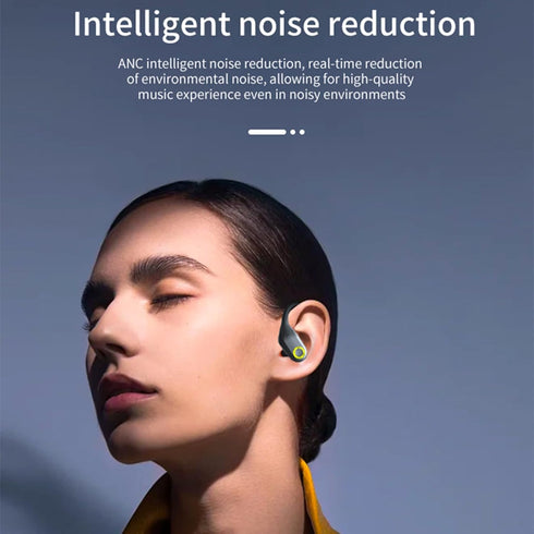 Wireless Earbuds, Noise Cancelling Bluetooth 5.3 Sports Headphones with Ear Hooks, 60H Playtime Digital Display IPX7 Waterproof Over-Ear Earphones...