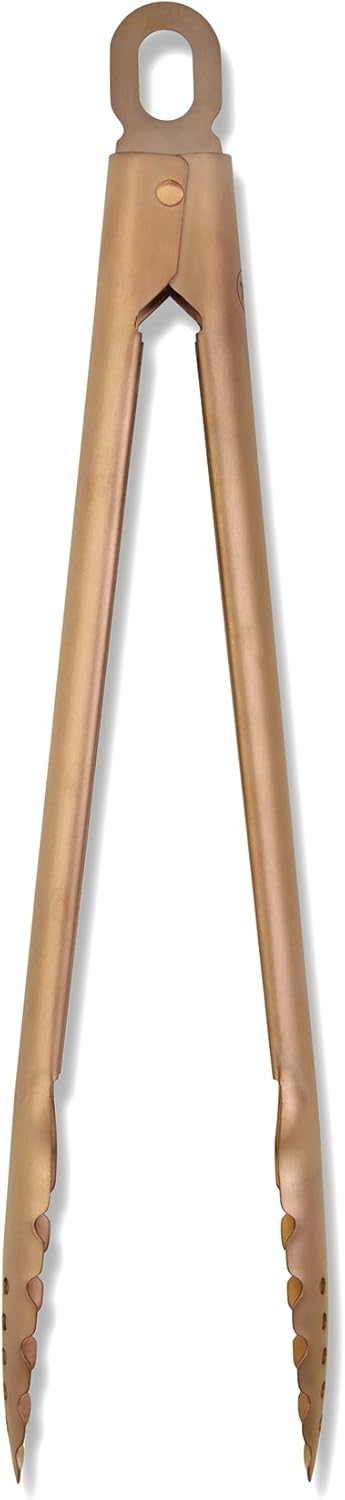 Outset 76285 Lux Collection Grill Tongs, Copper...