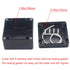 2 Packs Junction Box IP65 Waterproof ABS Plastic Electrical Project Case Power Junction Boxes, Project Box with 8 PCS M16 Cable Glands 3.27x3.19x2...