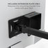 HumanCentric Mounting Bracket Compatible with Intel NUC, VESA Monitor Arm Extension Plate Compatible with The NUC Mini PC Computer...