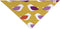 Pellerina Design "Golden Orchid Birds" Yellow Purple Pet Bandana and Scarf, 28 by 20 by 20-Inch...
