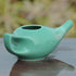 HealthGoodsIn Ceramic Neti Pot for Sinus, Premium Grade, Dishwasher Safe, Holds 225 Ml. Water - Turquoise Color...