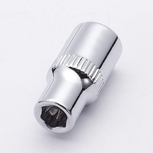 Utoolmart 2 Pcs 1/4 Inches Drive 6-Point Shallow Socket, 5.5mm Metric Chrome Vanadium for General Repairs...