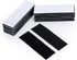 BRAVESHINE Strong Adhesive Picture Hanging Strips - Black Industrial-Strength Reclosable Hook and Loop Strips - 12 Sets 1.2x4inch Double Sided Wal...
