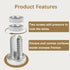 24 Pieces Split Bolt Connector,Split Bolt Joint Clamp Wire Connector for Multiple Electric Fence Wires...