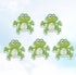 Healifty 50Pcs DIY Wooden Buttons,Sewing Buttons Frog Buttons 2 Holes Buttons Animal Buttons for Sewing DIY Craft Multicolored...