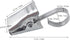 Coideal Small Curtain Clips for Hanging, 25 Pack Stainless Steel Fabric Hooks Trailer Awning Light Clips for RV Canopy Accessory, Camper Umbrella ...