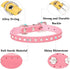 Weimostar Small Dog Collar Rhinestone Bling Sparkly Crystal Adjustable Diamond Glitter Jewel Female Girl Cat Collars for XXS XX-Small Puppy Pet Ki...