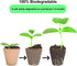 JERIA 50-Pack 3.15 Inch Peat Pots for Seedling with 50 Pcs Plant Labels,Outdoor Garden Germination Nursery Pots,Biodegradable Seed Starter Pots Ki...