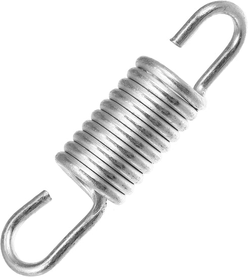 X AUTOHAUX 2pcs 6cm Length Silver Tone Plated Steel Motorcycle Brake Pedal Return Spring for Suzuki...