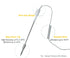 Replacement TP-08 TP20 TP25 Thermopro Probe 2.5mm Grill Temperature Probe for TP27 TP04 TP06 TP07 TP09TP-10 TP16 TP17 TP28 TP829 TP930...
