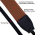 Camera Shoulder Strap, Neck Strap Compatible with Canon EOS 80D 70D 60D 6D 7D MarkII 5D MarkIII 5D Mark IV Rebel T7 T6i T6s T5i Vintage Style...