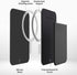Sinjimoru for MagSafe Wallet, Strong Magnetic Wallet for iPhone 15 14 13 12, Stretchy Magnetic Card Holder for IDs, Cash, Keys, etc. M-Basic Navy....
