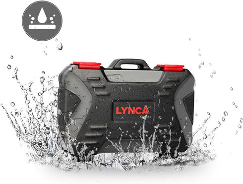 LYNCA Memory Card Case Holder, Memory Card Hard Protector Case Professional Water-Resistant Anti-Shock Compact Camera Card Storage Box for 8 SD Ca...