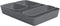 Superio Ribbed Collection - Decorative Plastic Desk Drawer Organizer Tray, Grey (Set of 5) Open Home Storage Bins Organizer Baskets, for Organizin...