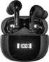 CALCINI Wireless Earbuds, Bluetooth Earbuds 5.3 with LED Power Display Charging Case (Black)...
