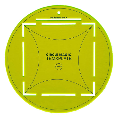 HONEYSEW Circle Quilting Template Round Acrylic Circle Ruler for Quilt Supplies for Cutting Patterns and Sewing (10inch)...