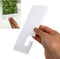 White Silicone Squeegee with Hanging Hook Mini Soft Window Squeegee Shower Small Scraper Squeegee Water Blade Glass Cleaning Squeegee for Shower D...