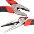 DNA Motoring TOOLS-00058 2 Piece Pliers Set – 6-1/2 inch Hand Tools w/Durable Jaws, Milled Teeth, Hot-Riveted Joint...