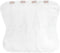 WeeSprout Unisex Organic Towel Cotton Burp Cloths, Set of 4, Four Ultra-Absorbent Layers Keep Clothes Dry, Button Transforms into Baby Bib, Machin...