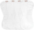 WeeSprout Unisex Organic Towel Cotton Burp Cloths, Set of 4, Four Ultra-Absorbent Layers Keep Clothes Dry, Button Transforms into Baby Bib, Machin...