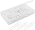 Jumbo Paper Clips, Large, 50mm/2 inches, Smooth, 100 Clips/Box, White...
