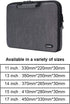 iCozzier 15-15.6 Inch Handle Electronic Accessories Strap Laptop Sleeve Case Bag Protective Bag for 15" MacBook Air/MacBook Pro/Pro Retina Sleeve ...