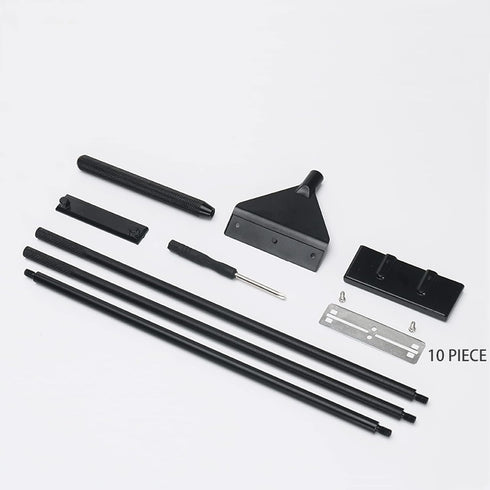 Aluminum Alloy Algae Scraper Lightweight Aquarium Cleaning Tool Length Adjustable Alga Removal Blades Long Telescopic Handle Clean Kit for Fish Ta...
