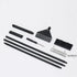 Aluminum Alloy Algae Scraper Lightweight Aquarium Cleaning Tool Length Adjustable Alga Removal Blades Long Telescopic Handle Clean Kit for Fish Ta...