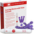 Ever Ready First Aid Lancing Device with 100 30 Gauge Twist Lancets for Blood Sugar Testing...
