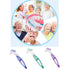 3 Pcs Denture Cleaning Brush Portable Cleaning Brush False Teeth Brushes for Denture Care Denture Cleaner with Multi-Layered Soft Bristles and Dua...