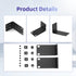 Universal Rack Mount Kit 1U Rack Ears for NETGEAR Series Switches (JGS/MS/RPS/SRX/XS/XSM/FS Series)...
