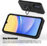 for Samsung Galaxy A15 5G Case, Shockproof Phone Case & Sliding Camera Cover & Ring Holder Kickstand with Screen Protector for Samsung Galaxy A15 ...