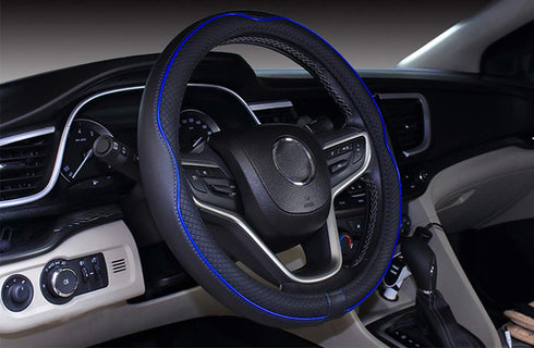 Mayco Bell Universal Standard Size Steering Wheel Cover Anti-Slip,Safety,Soft,Breathable,Durable,Full Surround,Comfortable Grip Microfiber Leather...