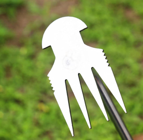 Weed Puller Tool, Stainless Steel Manual Weeding Tool, 2024 New Weeding Tool, 4-Tooth Gardening, Easily Remove Weeds from Plants, Yards,Farms,Gard...