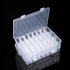 CHANGE MOORE Tackle Box Organizer Box, 2 Pack Clear Storage Box Organizer, 24 Grids Bead Storage Containers, Plastic Storage Box with Dividers, Ar...