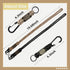 2/4PCS Heavy Duty Paracord Lanyard Keychain with USA Flag, Braided key lanyard for keys for men Long/Short Keychain...