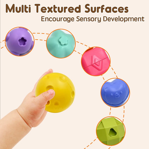 AiTuiTui Baby Toys 12 18 Months, Sensory Montessori Toys for 1 2 Year Old Boy Girl Gifts, 7 in 1 Multifunction Educational Toys with Shape Sorter ...