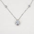 Sterling Silver Waterdrop Pear Shape Pendant Droplet Necklace...