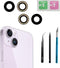 Dogxiong 2pcs/Set Rear Back Camera Glass Lens Replacement for iPhone 14 for iPhone 14 Plus Glass Camera Lens Covers Replacement with Adhesive Prei...