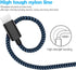 5Pack (3/3/6/6/10FT) Fast Charging 3A USB-C to USB-A Cable Rapid Charger Quick Cord Compatible Samsung Galaxy S10 S9 S8 Plus, Note 10 9 8, LG V50 ...