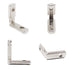 24pcs 2020 Aluminum Extrusion Connector Corner Bracket Joining 2020 Hardware T-Slotted Accessories V-Slot with Screws for 8020 Aluminum Profile 3D...