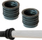 Fernco P22U-205 2-in. Service Weight Cast Iron Hub to 2-in. Sch. 40 PVC Compression Donut, 2-Pack...