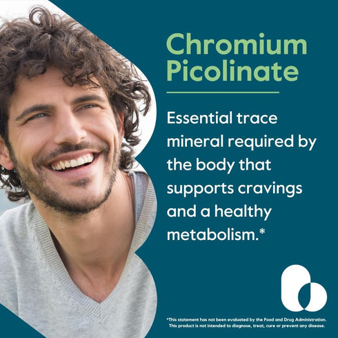 BESTVITE Chromium Picolinate 1000mcg (480 Vegetarian Capsules) (240 x 2) - No Stearates - No Dicalcium Phosphate - Vegan - Gluten Free - Non-GMO...